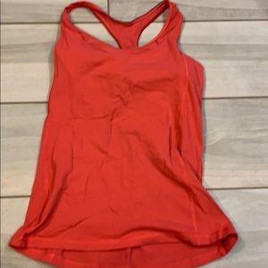 Red Lululemon Tank Top